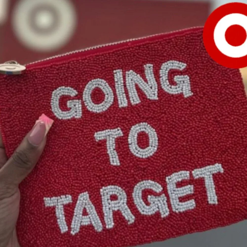 kate spade x Target “GOING TO TARGET” Beaded Clutch – Limited Edition